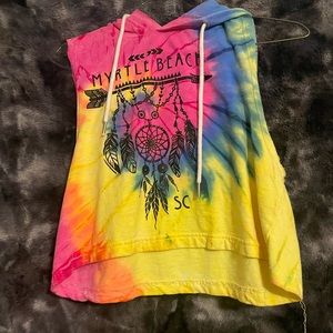 Tie dye crop top